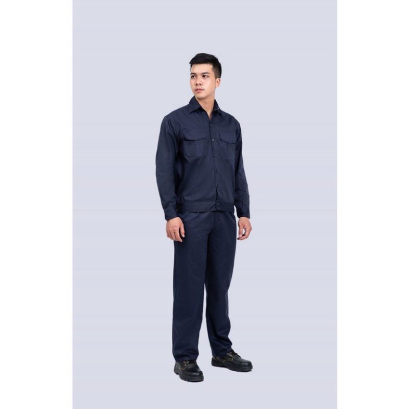 Quần áo bảo hộ lao động một màu