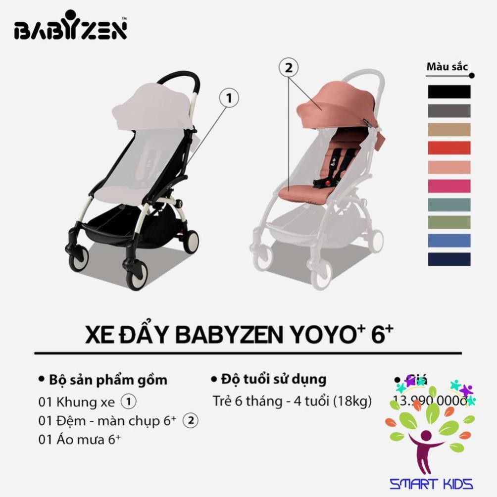 Xe đẩy BABYZEN YOYO+ 6+ Xanh Mint