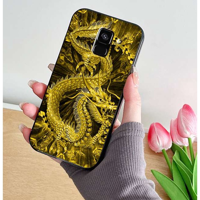Ốp Samsung J7 prime - Samsung J7 pro - Samsung J7 plus - Samsung J6 - J6 plus - J5 prime in kính hình Long Phụng Sum Vầy