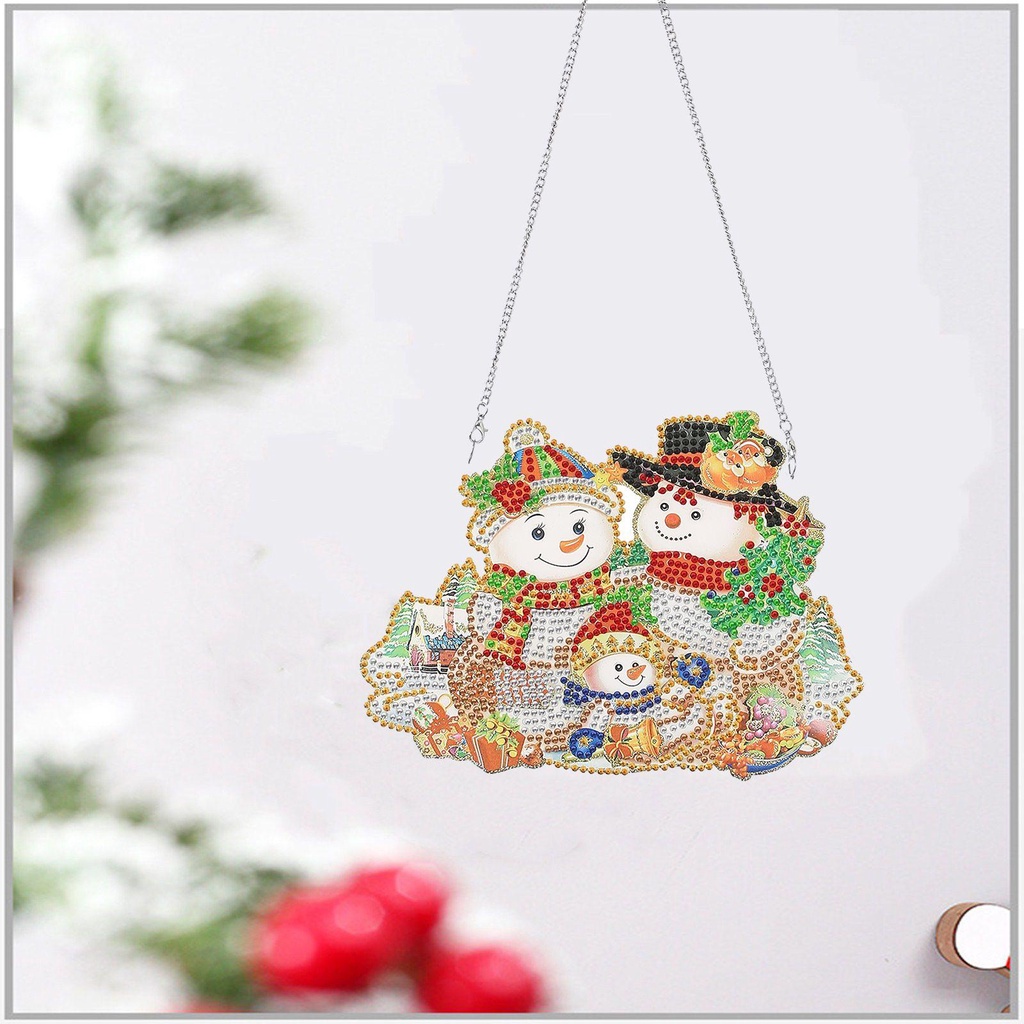 Bức Tranh Giáng Sinh LAY LAY DIY|Sticker Dán Tường Hình Nai Sừng Tấm