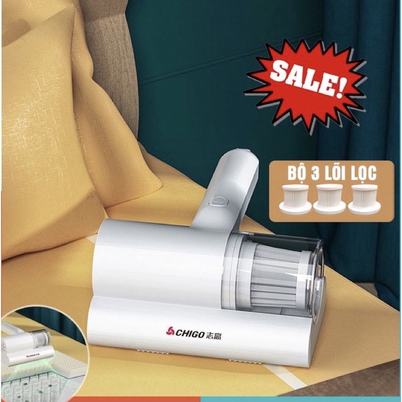 Máy hút bụi giường nệm sofa CHIGO diệt khuẩn bằng UV