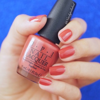 Sơn móng tay OPI tông màu CAM loại 15ml chai nắp sần chuẩn