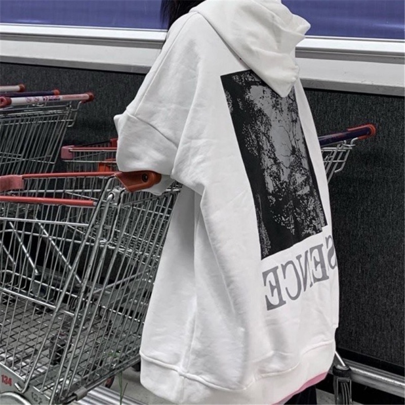 NRVP Áo Hoodie Dáng Rộng Thời Trang Hàn Quốc 2022 Dành Cho Nữ