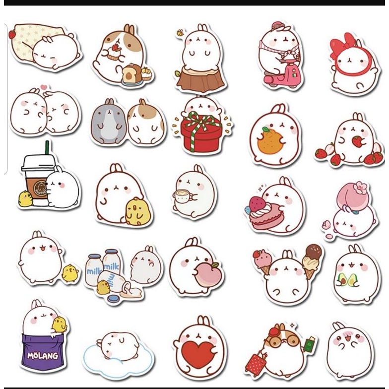 Sét 600 hình dán stick siêu cute