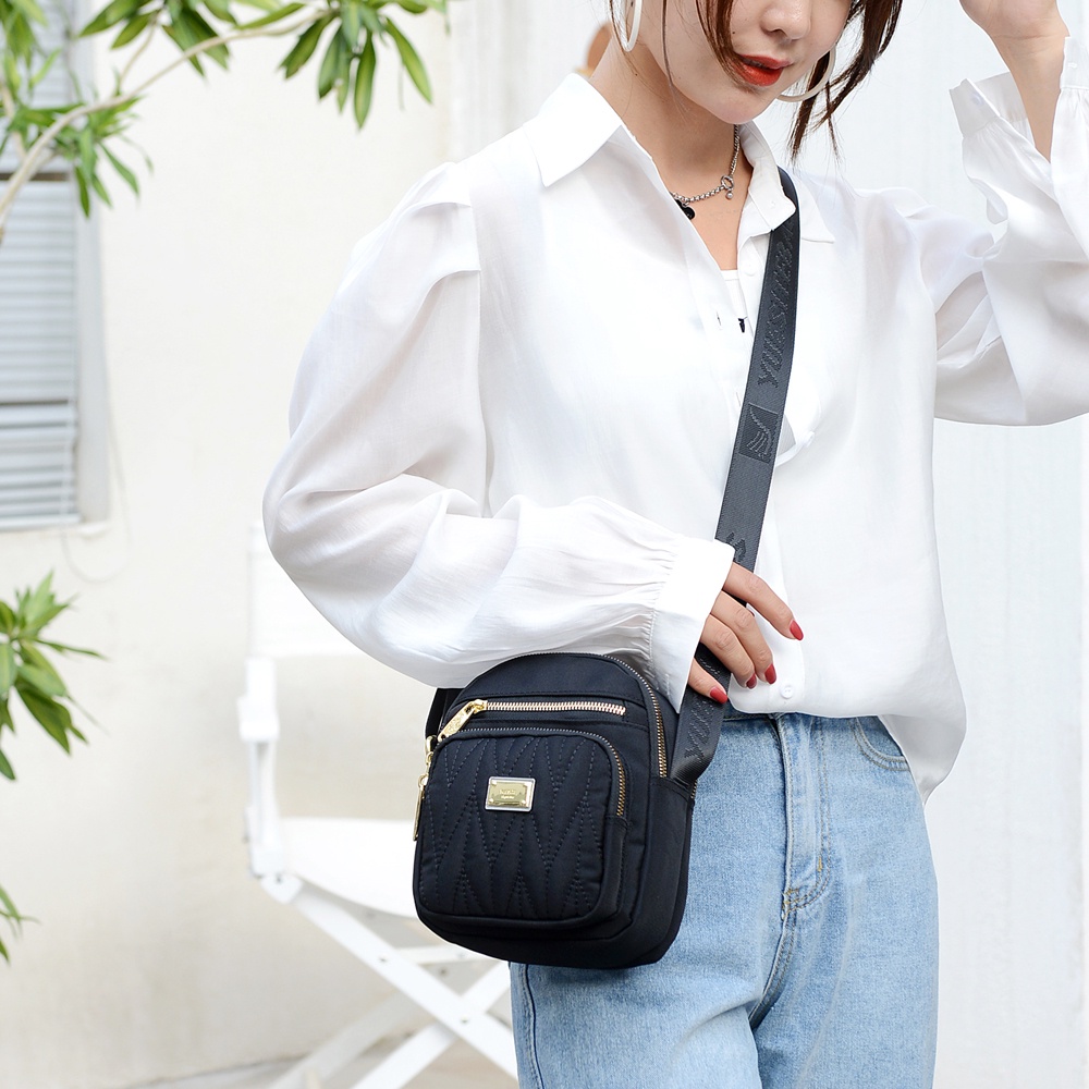 Túi Đeo Vai Đựng Điện Thoại Bằng Vải Nylon Thời Trang Dành Cho Nữ