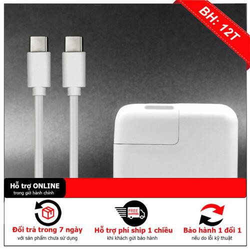 Sạc Adapter Macbook ( Củ Sạc ) 29W và Cáp sạc USB-C Type-C hàng zin xịn