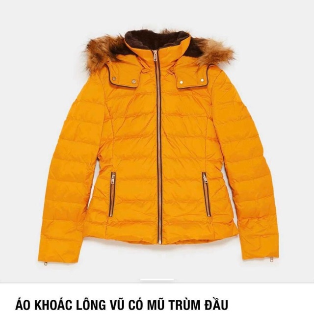 Áo khoác lông vũ có mũ