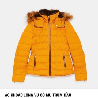 Áo khoác lông vũ có mũ