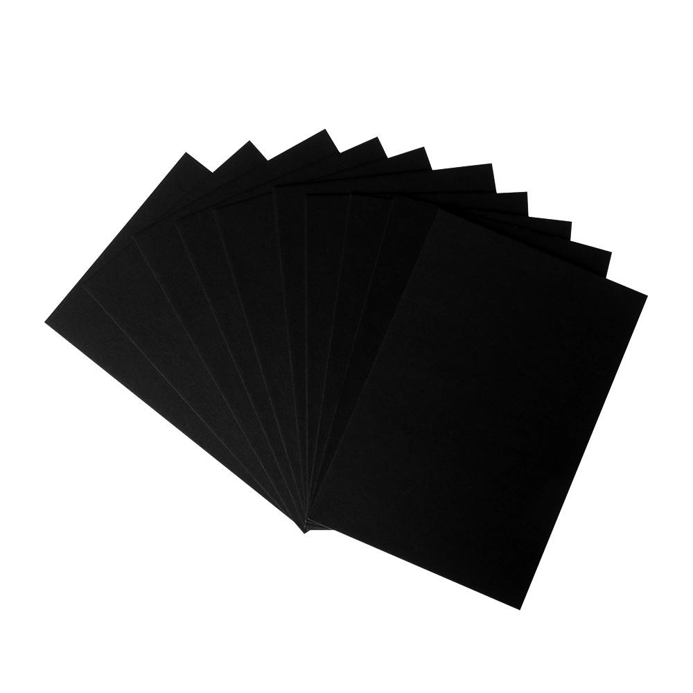Set 10 thiệp giấy kraft trơn phong cách cổ điển nhiều màu sắc dùng để làm thiệp cưới/ bưu thiếp