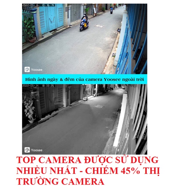 2023 Camera wifi Yoosee 5.0 mpx camera ngoài trời 360 độ PTZ Full HD giám sát quay đêm có màu