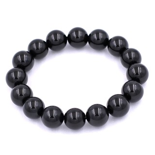 CHUỖI TAY ĐÁ ĐEN 12 LY 15 HẠT, 16 HẠT