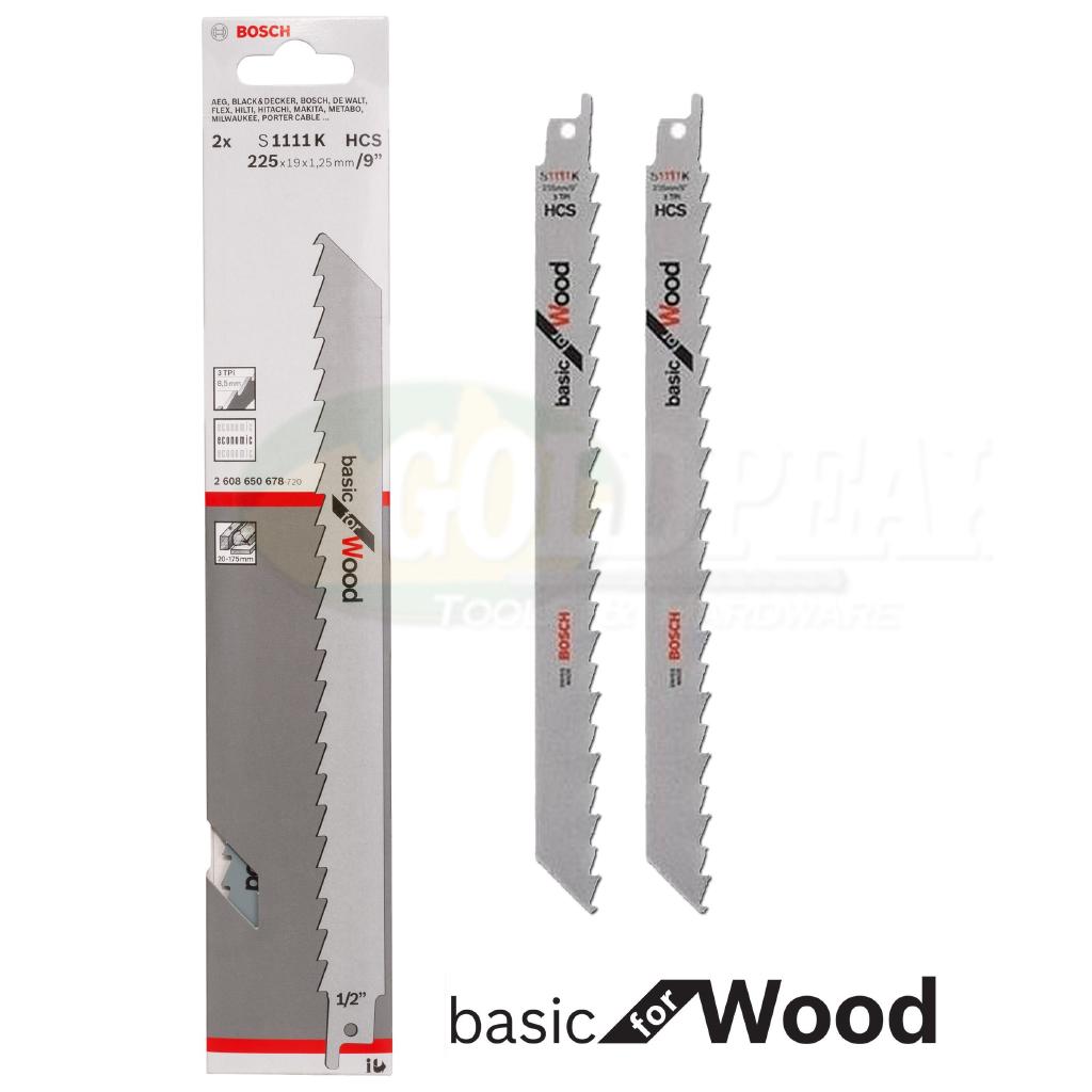 Bộ lưỡi cưa gỗ 5 cây Bosch. S1111K