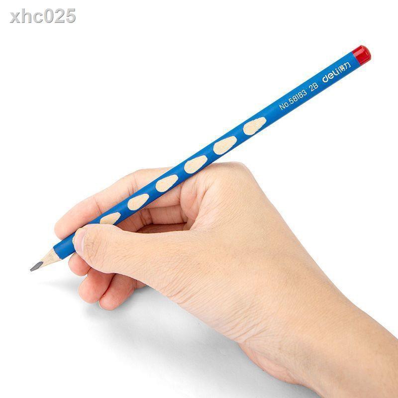 12 chiếc Bút chì định vị tay cầm Deli 58181/58183- lựa chọn thông minh cho học sinh lớp 1