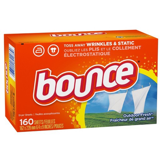 Giấy thơm và xả quần áo Bounce Outdoor Fresh 160 tờ