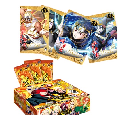 Hộp Thẻ Bài 5 ảnh thẻ nhân phẩm ngẫu nhiên mỗi gói Anime Naruto chibi xinh xắn