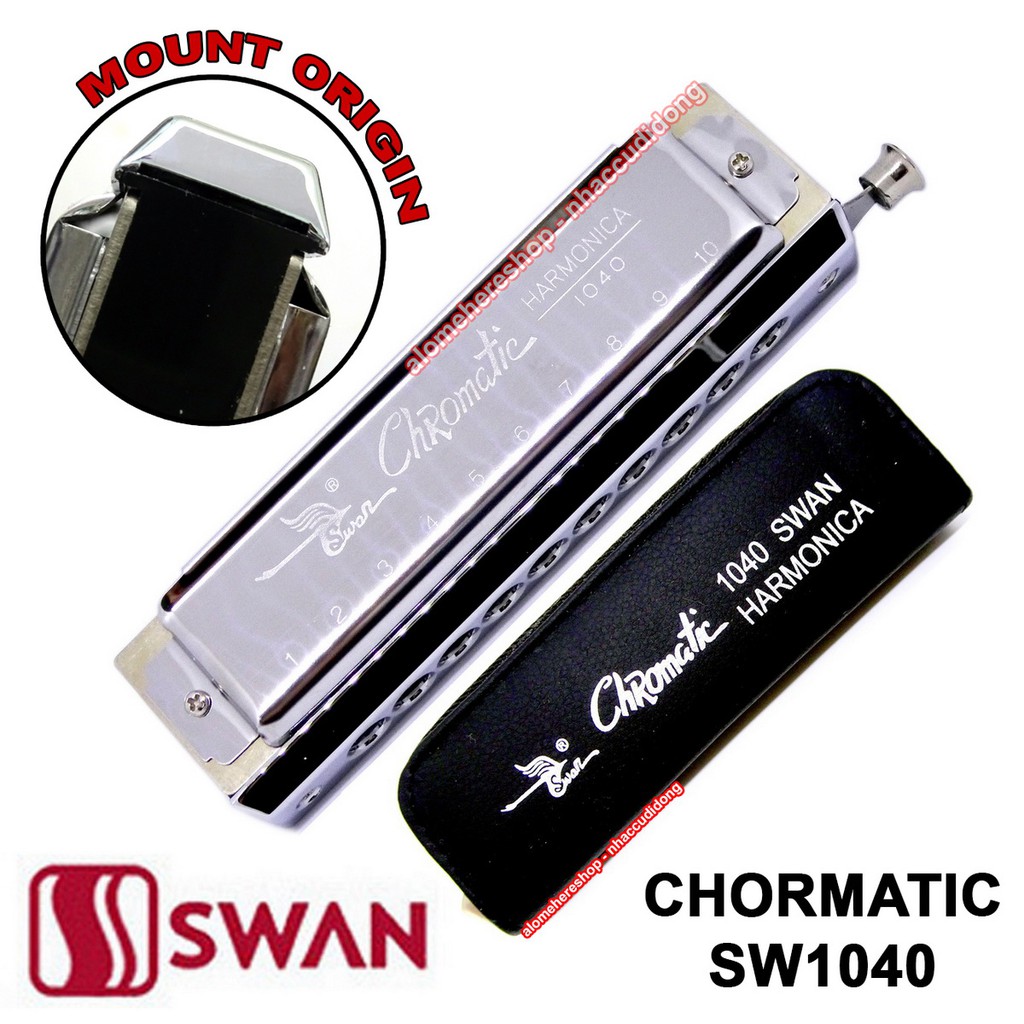 Kèn Harmonica Chromatic Swan SW1040 10 lỗ