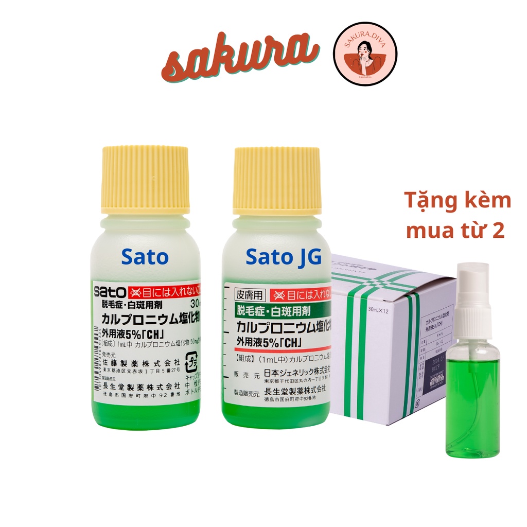 🎁 Tinh chất kích thích mọc tóc Sato Arovics Nhật Bản 30ml