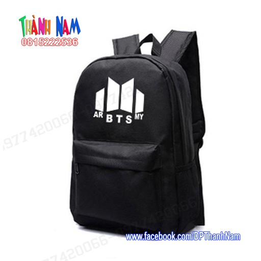 balo BTS ARMY, cặp BTS - hàng chuẩn may 3 lớp