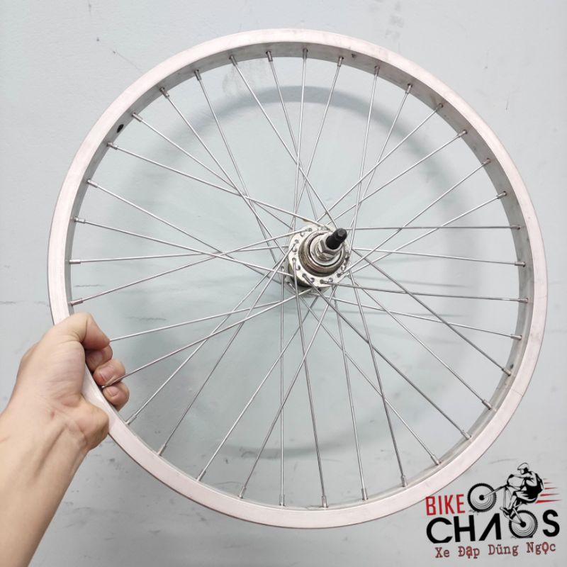 Vành nhôm xe đạp 20inch đan sẵn