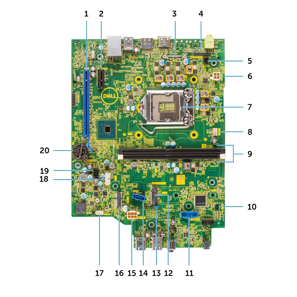 mainboard dell optiplex 3060 sff socket 1151 4Y8V0