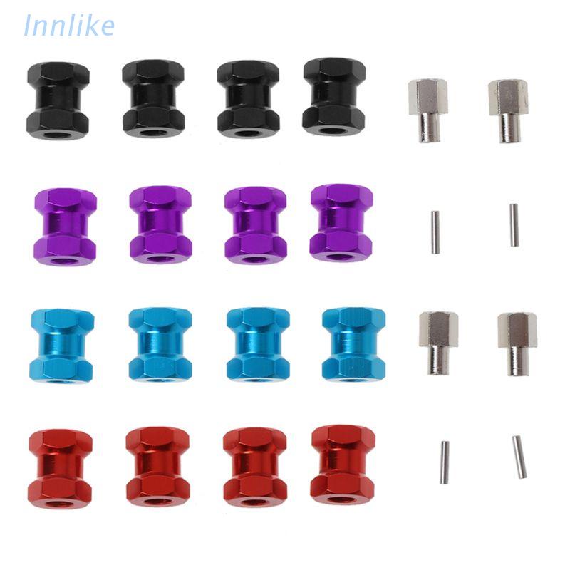 4 Trục Nối Dài Bánh Xe Hơi Điều Khiển Từ Xa M12 12mm M15 15mm 4 Đầu Nối Dài Bằng Hợp Kim Tỉ Lệ 1 / 10