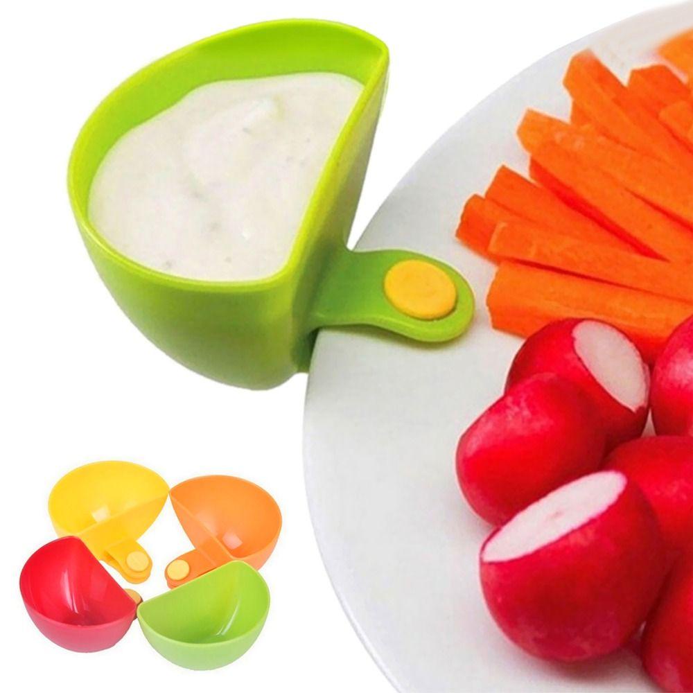 Bộ 4 Giá Đỡ Kẹp Nước Sốt 4 Ngăn Tiện Dụng