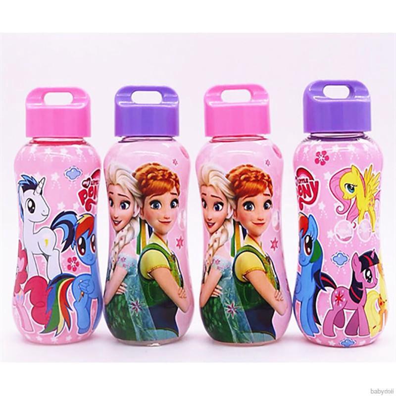 1 Bình Nước Thể Thao 300ml Họa Tiết Hoạt Hình Đáng Yêu Cho Bé