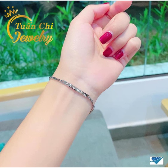 Lắc Tay Nữ HÀNG CAO CẤP Vòng Tay Bạc Nữ Kiểu Mẫu Mới Nhất, Khắc Tên Ý Nghĩa [ Lắc Trẻ Em- Vòng Tay Đôi Nam Nữ]