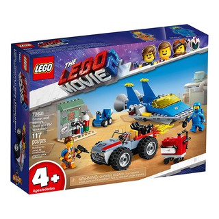 Lego Movie Xưởng Lắp Ráp Của Emmet và Benny 70821 - 117 chi tiết
