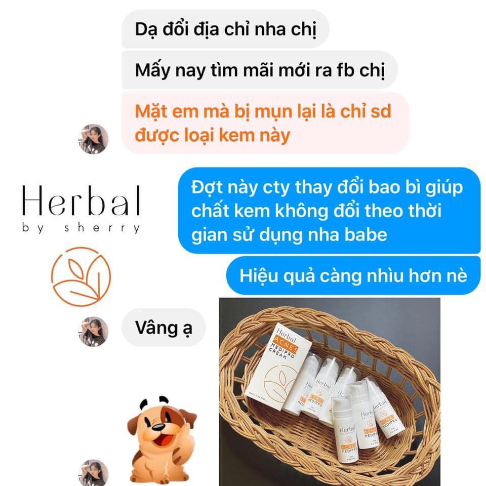 HERBAL ACNES MEDIPRO CREAM - Kem mụn thảo dược (15ml) | BigBuy360 - bigbuy360.vn