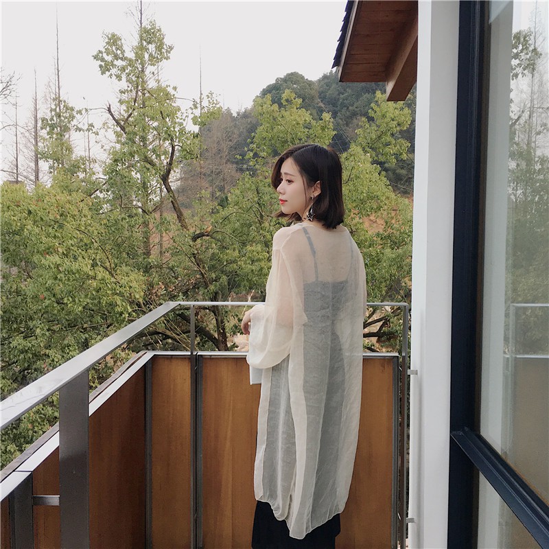 Áo khoác voan mỏng dài tay CDG2 | BigBuy360 - bigbuy360.vn