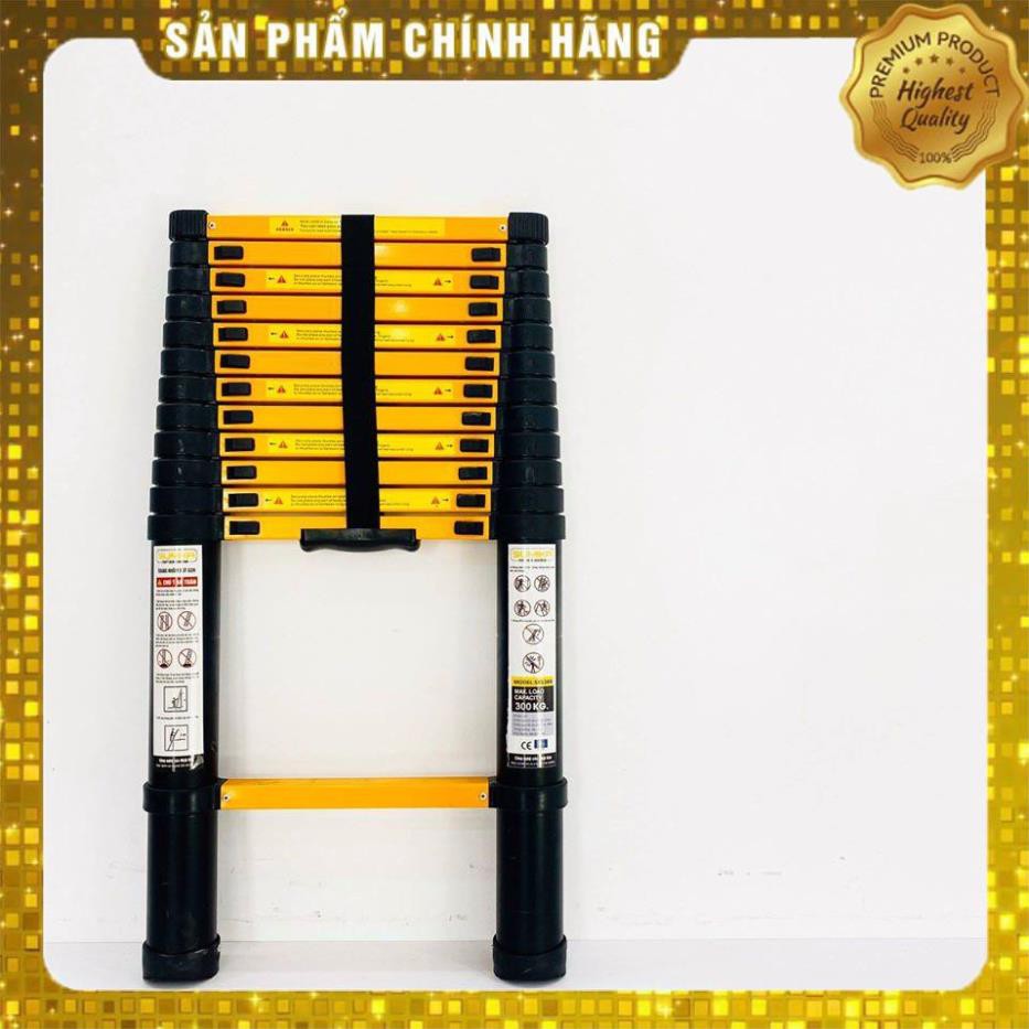 Giảm giá sốc Thang nhôm rút Sumika Nhật Bản chiều cao 3M8 sơn tĩnh điện - Hàng chính Hãng