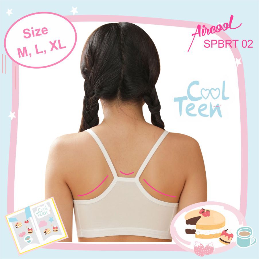 Áo lót cho bé gái AIRCOOL mềm mát thoáng sợi cotton cao câp