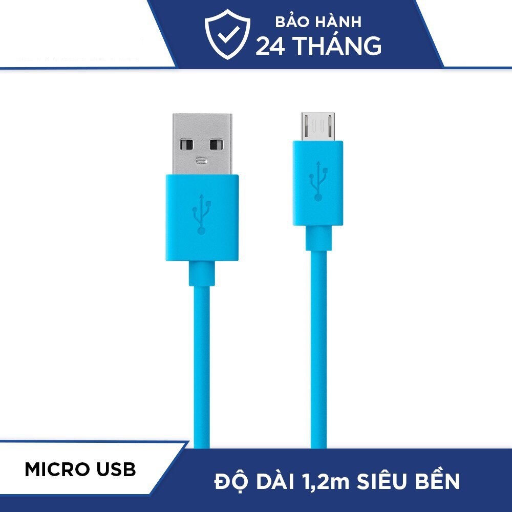 Cáp Micro USB Belkin MIXIT F2CU012bt04 Dài 1,2 Mét - Nhà Phân Phối Chính Thức