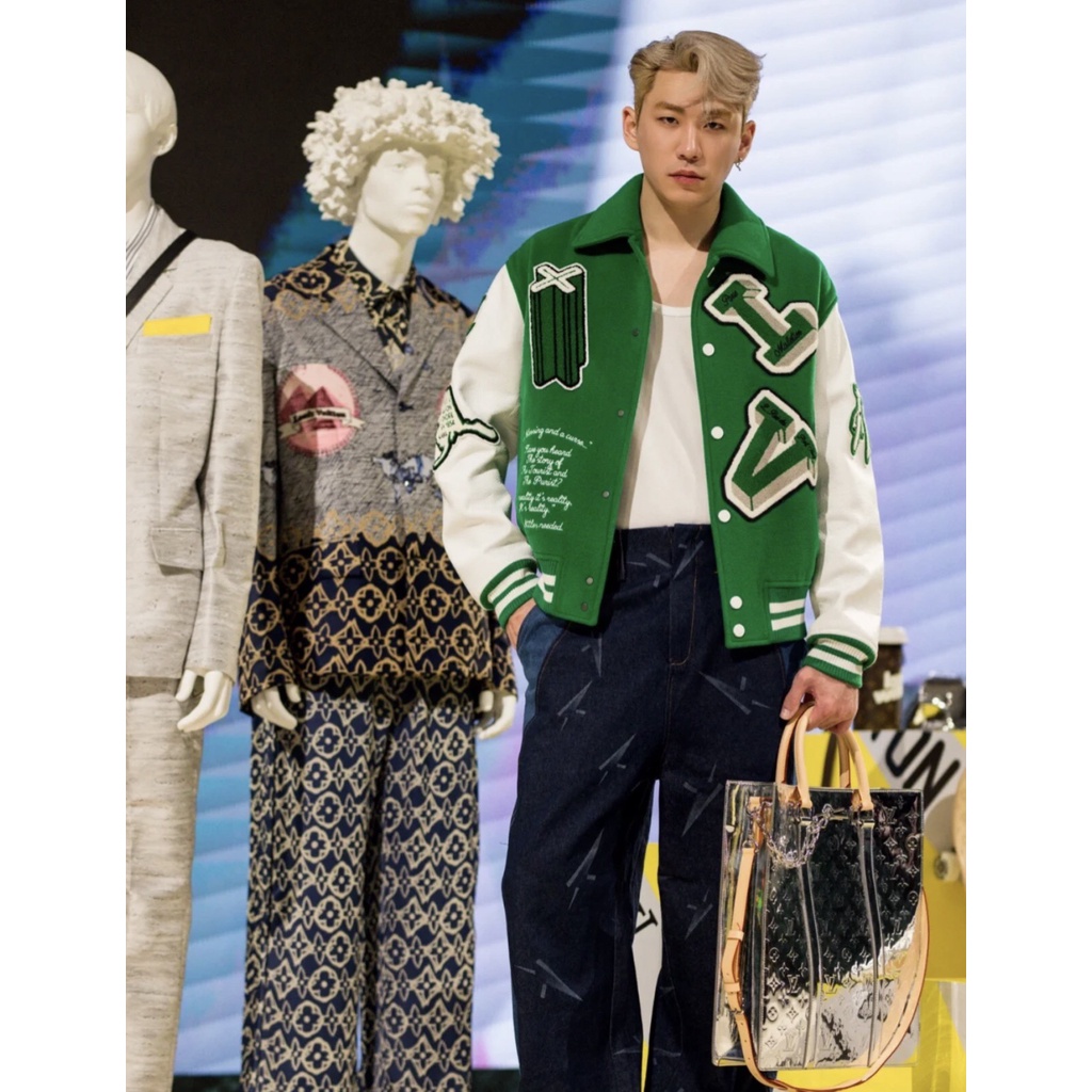 Áo Jacket LouisVuitton x NBA Blue FW21