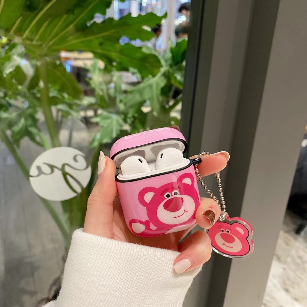 Disney Vỏ Bảo Vệ Hộp Đựng Tai Nghe Airpods 1 / 2 / 3 Hình Gấu Dâu Tây Đáng Yêu Dễ Thương | BigBuy360 - bigbuy360.vn