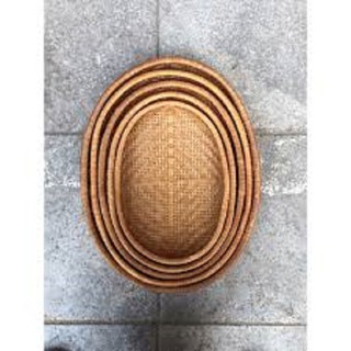 Mẹt tre hình bầu dục