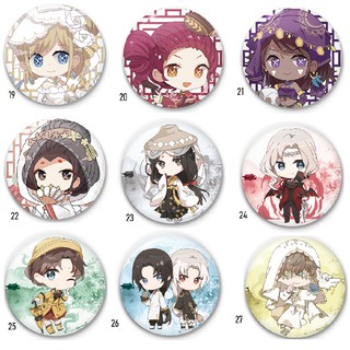 Huy hiệu cài áo nhiều kích thước nhân vật Identity V (47 mẫu)