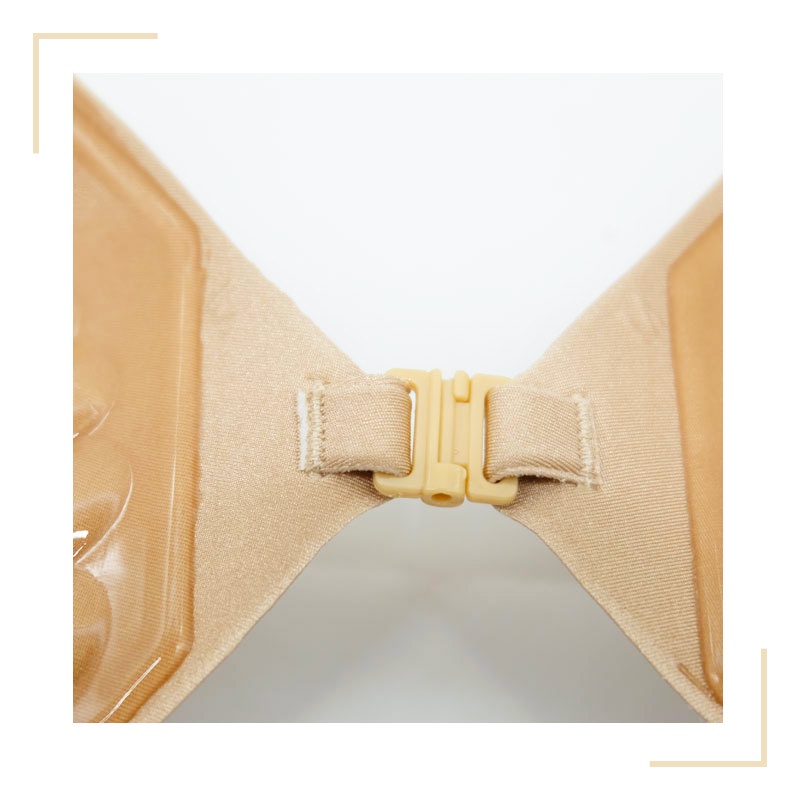 AOFEIQIKE Áo ngực tàng hình không dây cúp ngực hai màu cho nữ