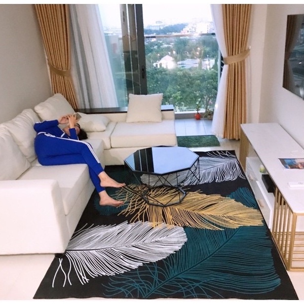 Thảm bali trải sàn,thảm trang trí phòng khách,phòng ngủ,kích thước 1m6-3m