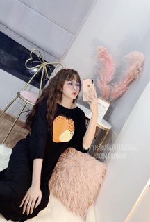 Váy suông hoa quả