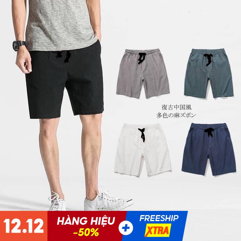 Quần Short Nam Thể Thao Chất Liệu Vải Mềm Mịn Co Dãn