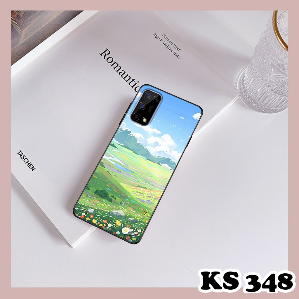 Ốp lưng Oppo Realme V5 5G - Ốp Oppo in hình Cánh đồng hoa - Chất liệu TPU siêu bền