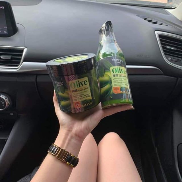 👉BỘ DẦU GỘI - DẦU XẢ OLIVE #BIOAQUA.👉siêu thơm, mềm ,mượt🤷😍😍