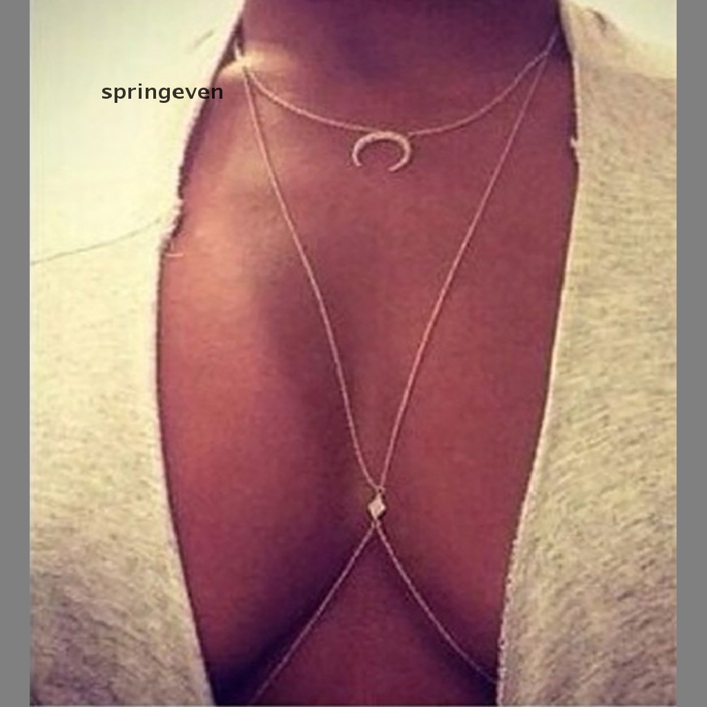 Bikini Mắt Xích Kim Loại Phối Dây Xích Quyến Rũ Cho Nữ