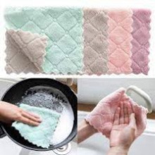 [COMBO 5 CHIẾC] KHĂN LAU TAY NHÀ BẾP ĐA NĂNG VIỀN ZICZAC SỢI SIÊU THẤM .