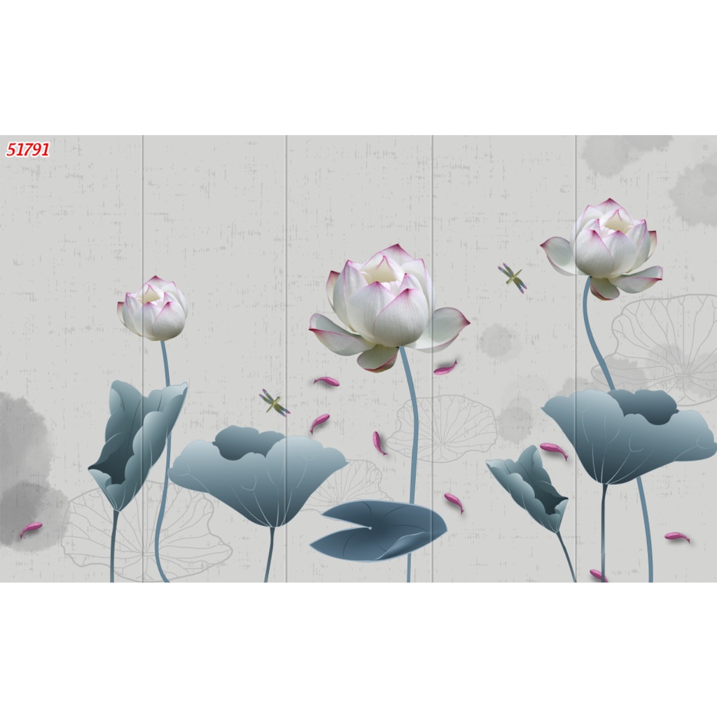 Tranh cá chép cá koi trong hồ sen giành cho người quan tâm phong thủy