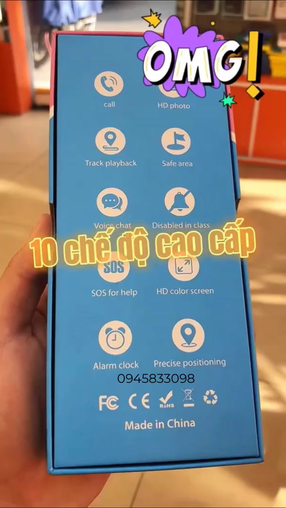 Đồng hồ thông minh định vị trẻ em Y92 cảm ứng, chông nước IP67 giám sát bé từ xa, nghe gọi 2 chiều, bảo hành 12 tháng | BigBuy360 - bigbuy360.vn