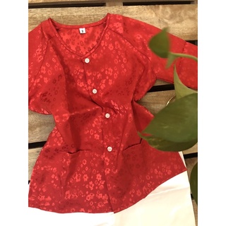 Áo Bà Ba Gấm Hoa (Áo lẻ-Quần lẻ)