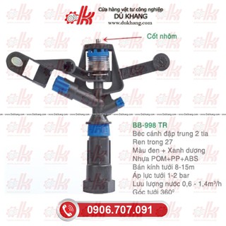 BÉC TƯỚI CÂY BB 998 RT 27